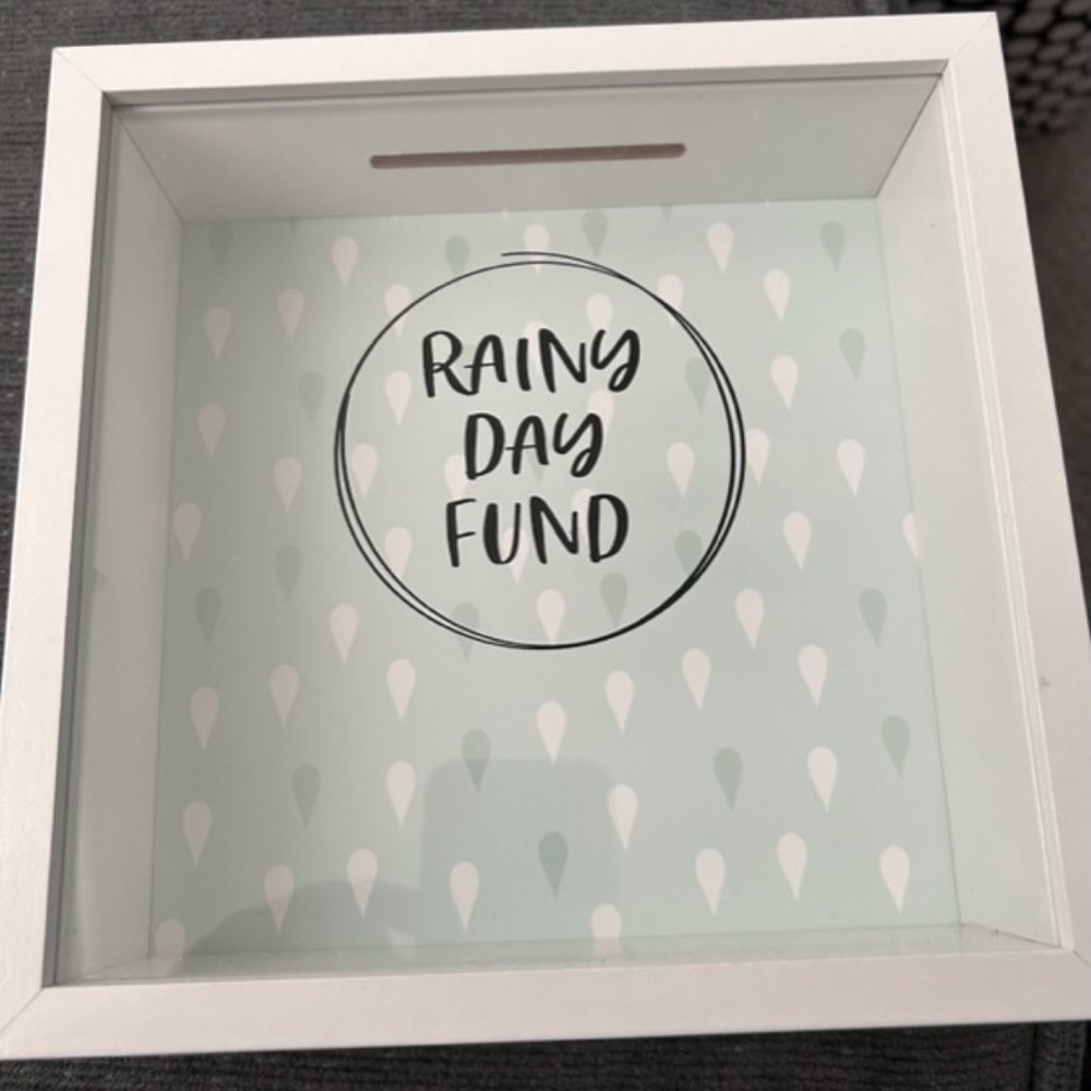 Rainy Day Fund - Coin Bank - NWT